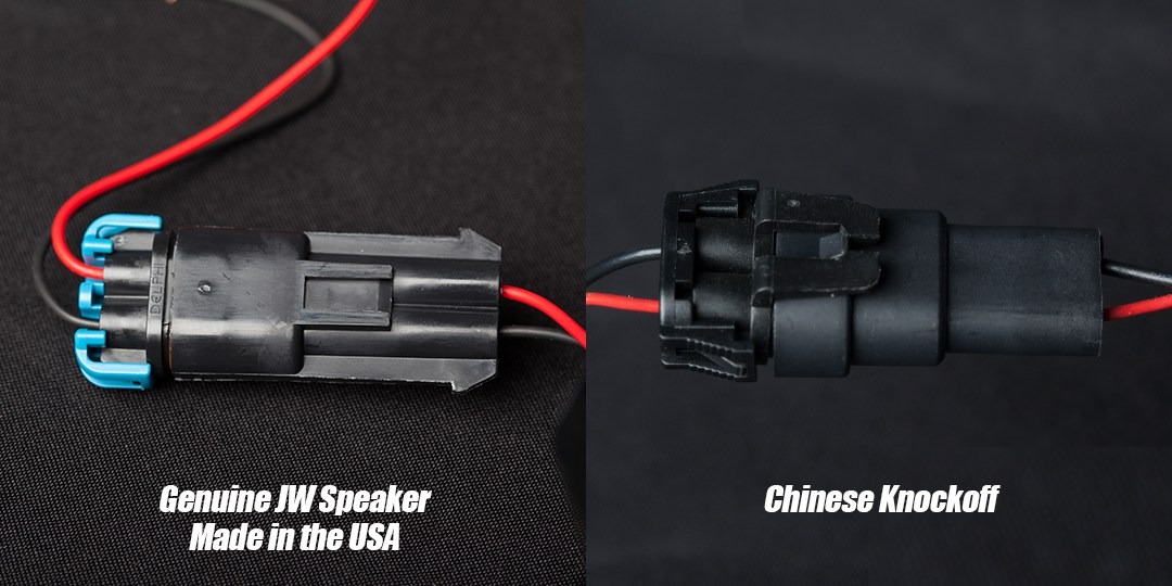 The difference between Real J.W. Speaker LED Lights and fakes!