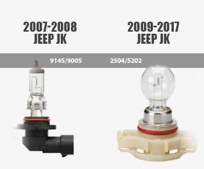 Jeep-Wrangler-Fog-light-bulb-styles