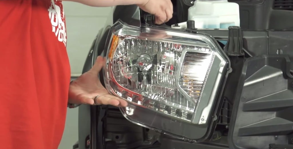 removing the tundra headlight housing 2