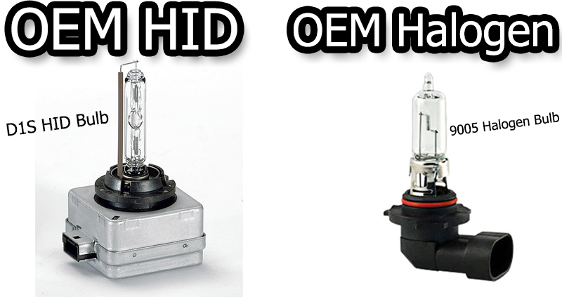 halogen capsule vs hid headlamps