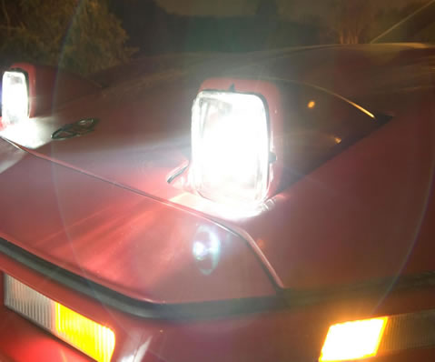 corvette hid lights