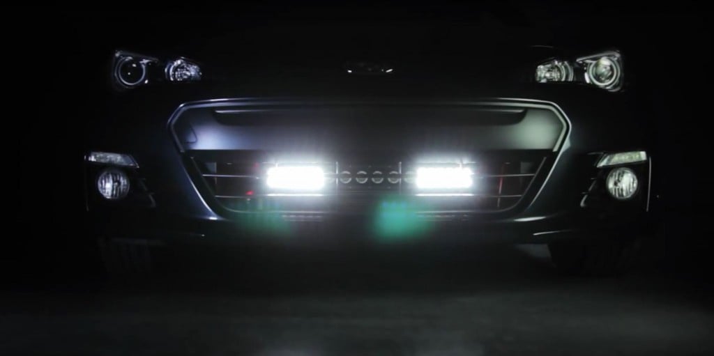 GTR LED lightbar installed on Subaru BRZ