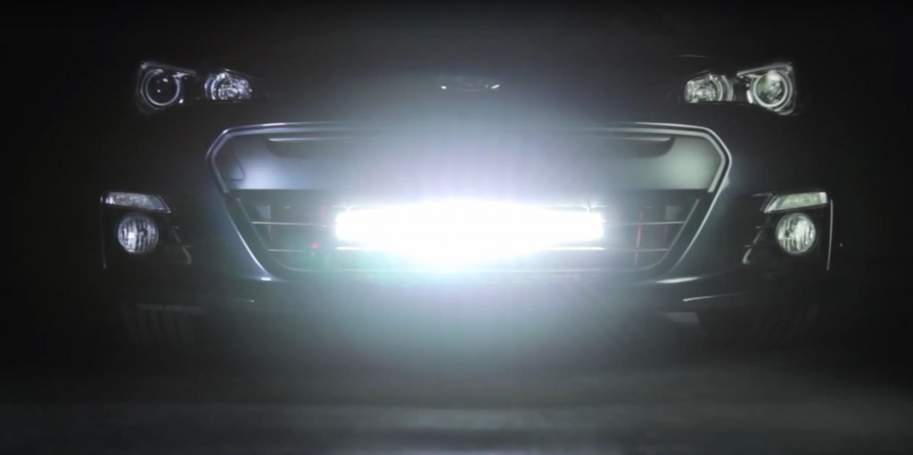 GTR LED lightbar installed on Subaru BRZ